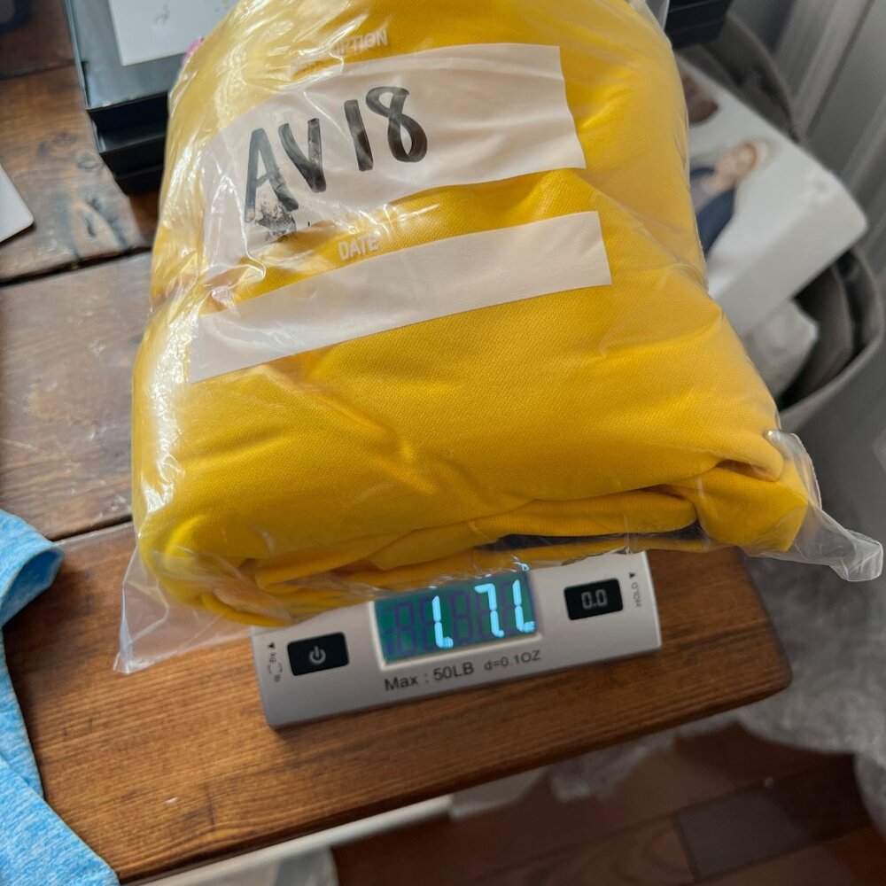 Third Eye Yellow & Navy Jogger Pants With Zip Pockets & Elastic Waist Size XXL - Picture 10 of 10